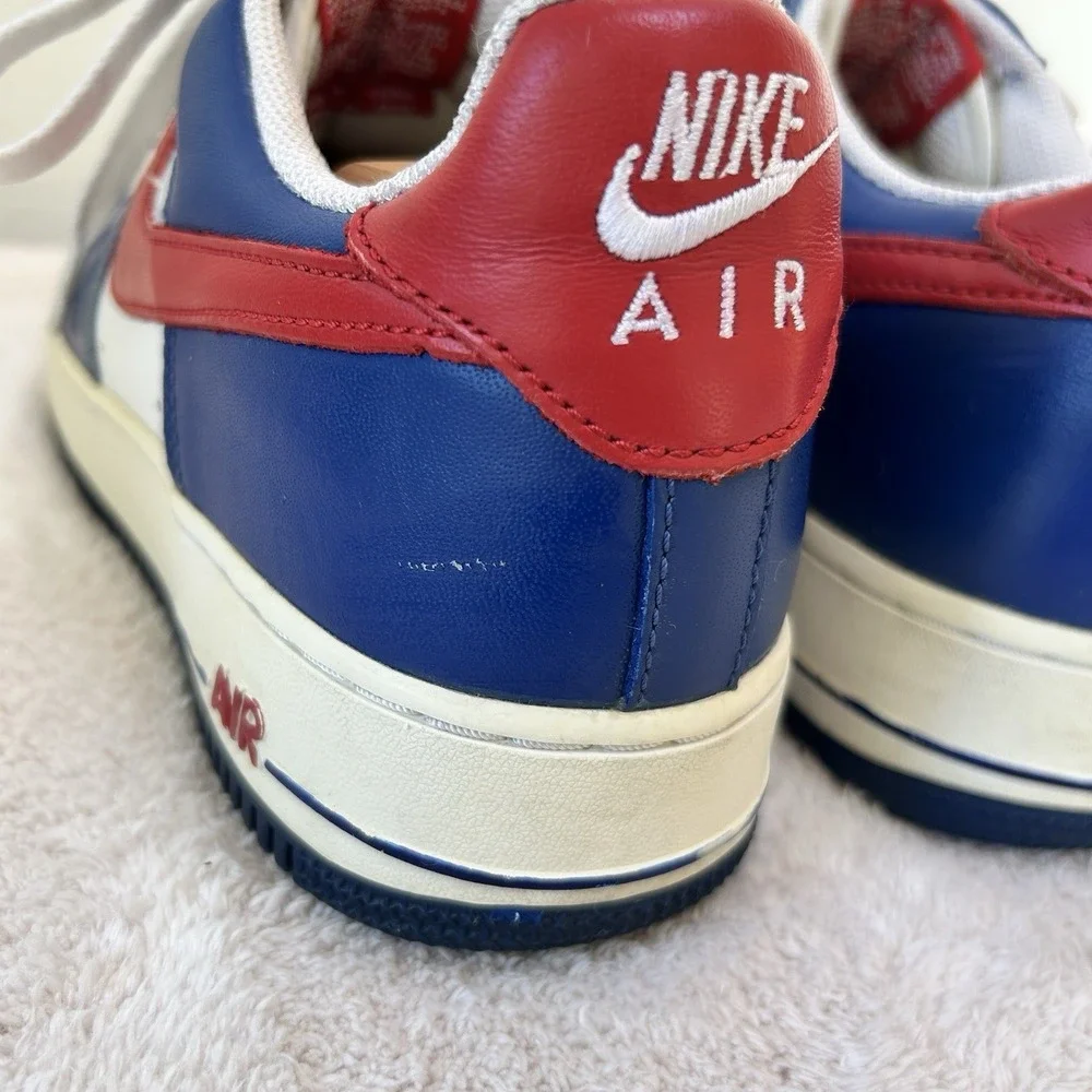 Nike Air Force 1 2004 USA Independence Day Red White Blue Size 9.5